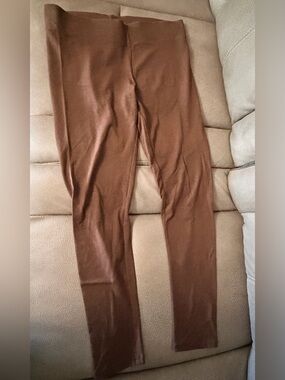 Brown Stretch Leggings